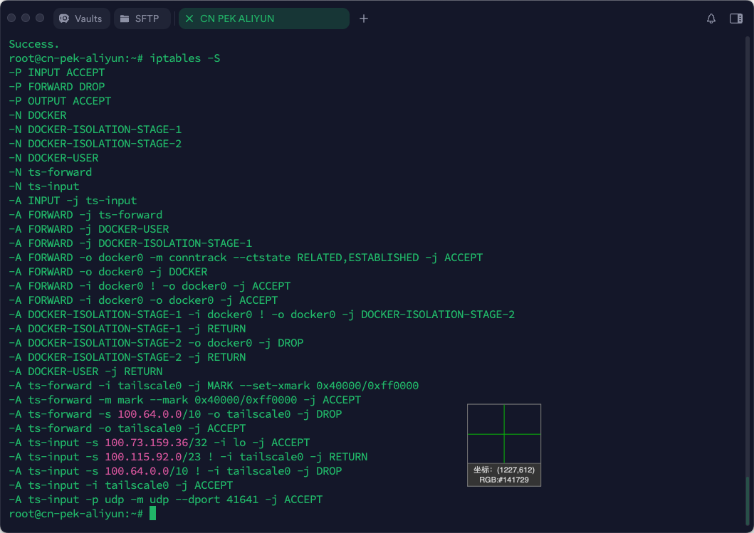 阿里云安装Docker和Tailscale及遇到的问题
